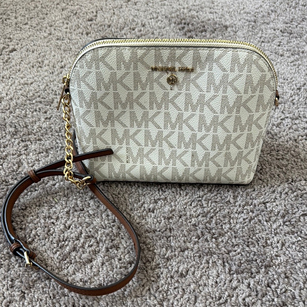 Michael Kors Cream Crossbody Bag